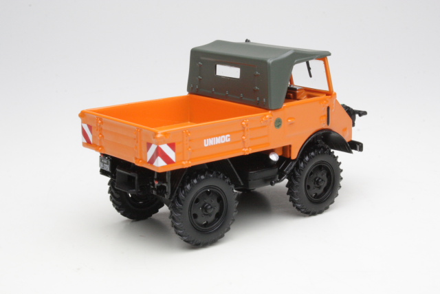 MB Unimog 401 1951, orange/grey