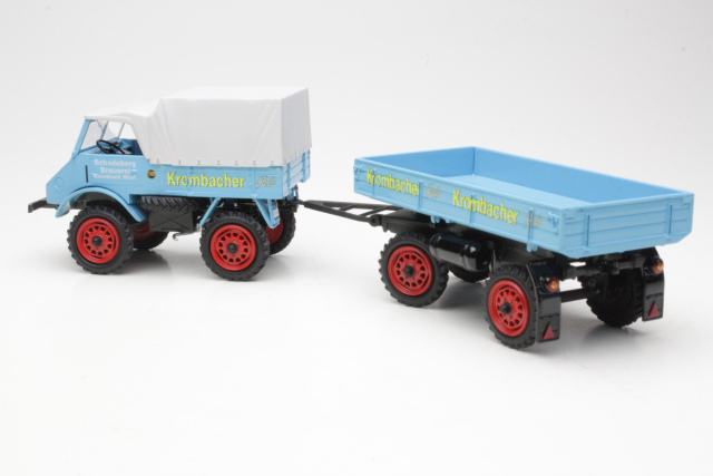 MB Unimog U401 + Perävaunu "Krombacher Bier"