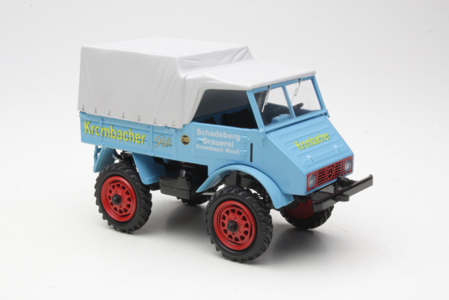 MB Unimog U401 + Perävaunu "Krombacher Bier"