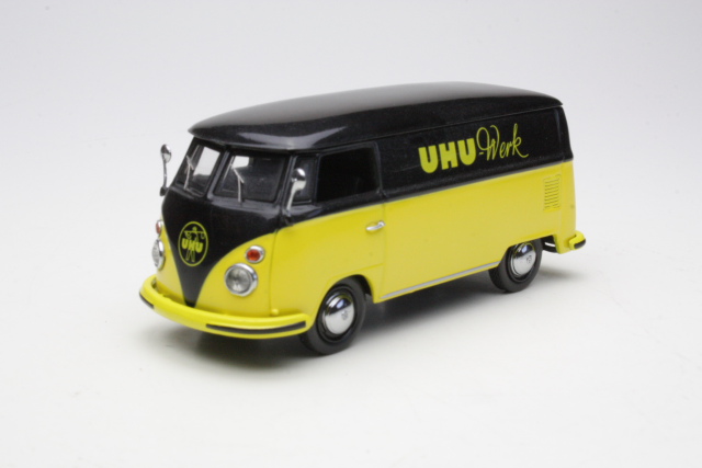 VW T1 "UHU" 1962, keltainen/musta - Sulje napsauttamalla kuva
