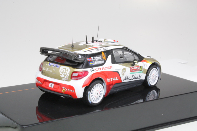 Citroen DS3 WRC, 2nd. Monte Carlo 2014, M.Ostberg, no.4 - Sulje napsauttamalla kuva