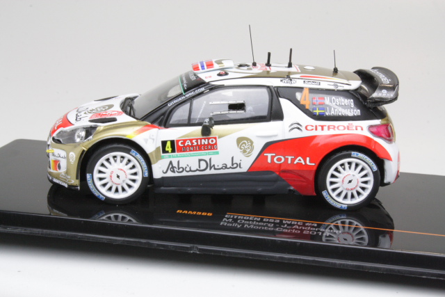 Citroen DS3 WRC, 2nd. Monte Carlo 2014, M.Ostberg, no.4