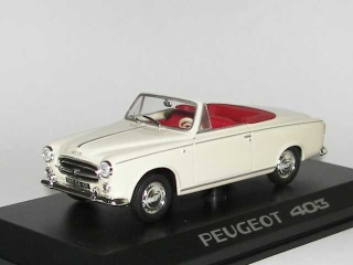 Peugeot 403 Cabrio, kermanvalkoinen