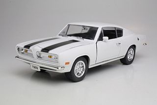 Plymouth Barracuda 1969, white