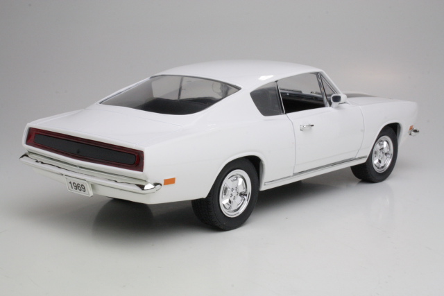 Plymouth Barracuda 1969, valkoinen