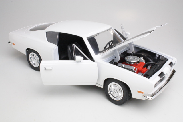 Plymouth Barracuda 1969, valkoinen