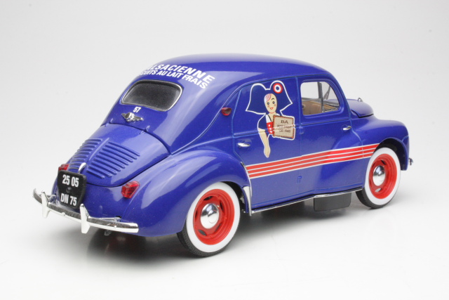 Renault 4CV "Alsacienne" 1954, sininen/punainen