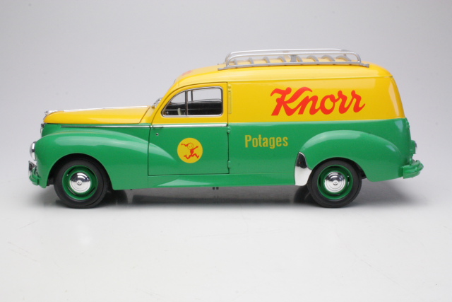 Peugeot 203 Fourgonnette "Knorr", vihreä/keltainen - Sulje napsauttamalla kuva