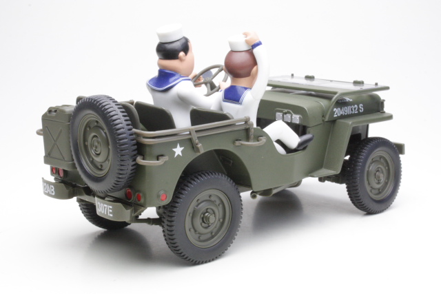 Willys Jeep "Laurel & Hardy in Seilors Outfit" - Sulje napsauttamalla kuva