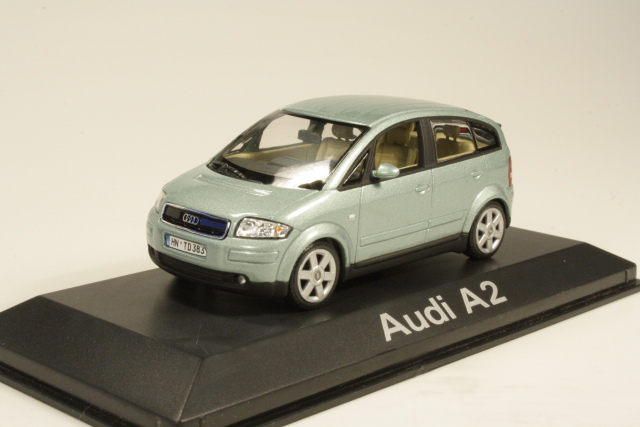 Audi A2, vaaleanvihreä - Sulje napsauttamalla kuva