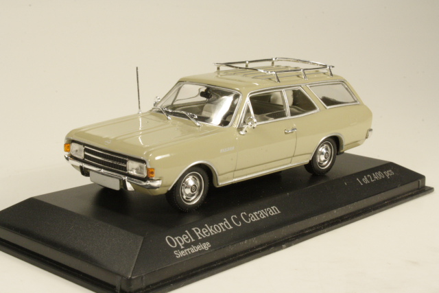 Opel Rekord C Caravan 1966, beige - Sulje napsauttamalla kuva