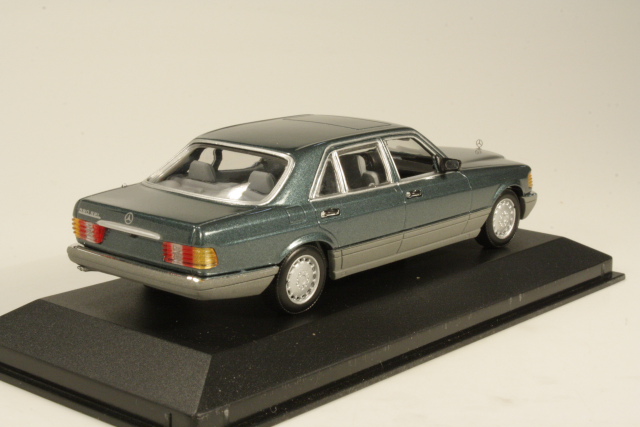 Mercedes 560SEL 1989, blue - Sulje napsauttamalla kuva