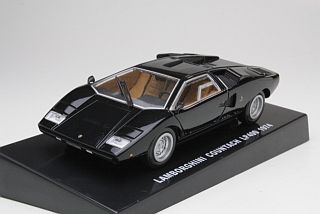 Lamborghini Countach LP400 1974, musta - Sulje napsauttamalla kuva