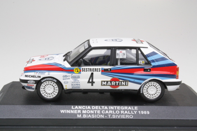 Lancia Delta Integrale, 1st. Monte Carlo 1989, M.Biasion, no.4 - Sulje napsauttamalla kuva