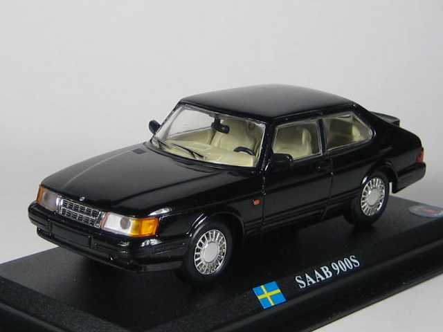 Saab 900S 1989, musta - Sulje napsauttamalla kuva