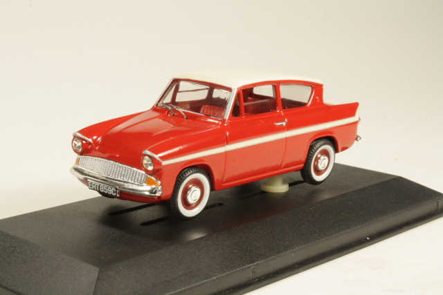 Ford Anglia 105E, punainen/valkoinen