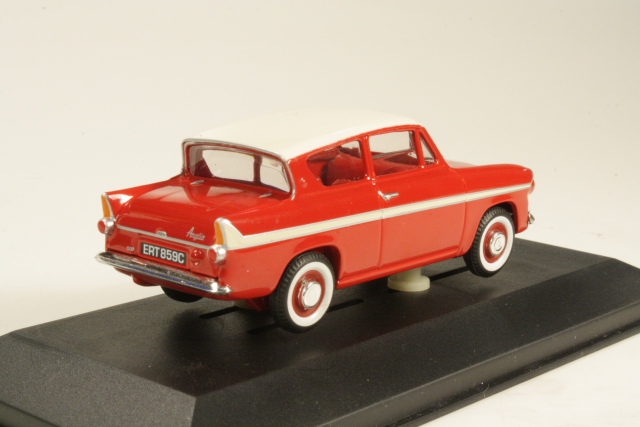 Ford Anglia 105E, punainen/valkoinen