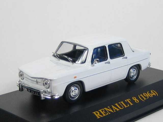 Renault 8 1964, valkoinen