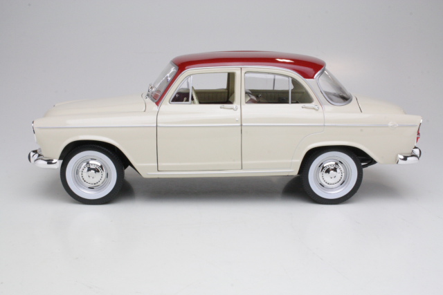 Simca Aronde P60 Montlhery 1962, kermanvalkoinen