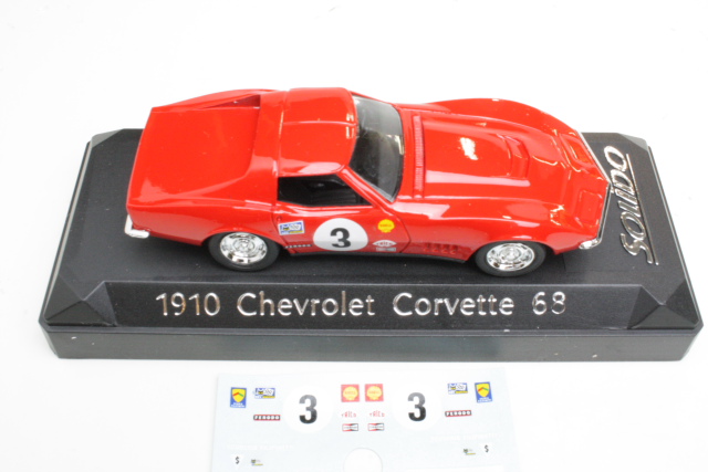Chevrolet Corvette C3 1968, punainen - Sulje napsauttamalla kuva