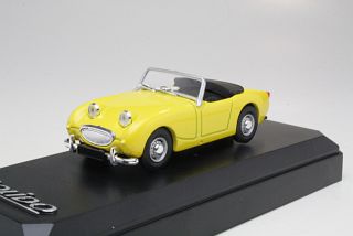 Austin Healey Sprite 1958, keltainen - Sulje napsauttamalla kuva