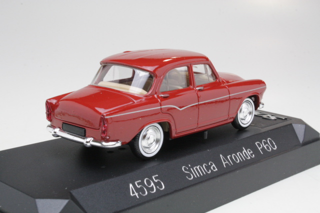 Simca Aronde P60 1960, punainen - Sulje napsauttamalla kuva