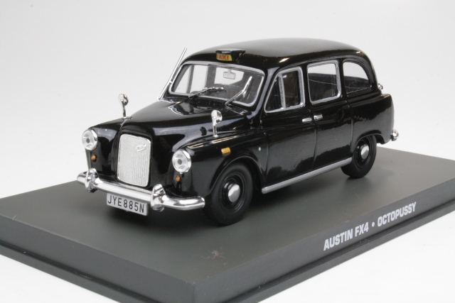 Austin FX4 Taxi 1975, musta