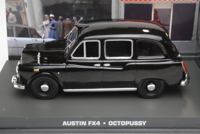 Austin FX4 Taxi 1975, musta - Sulje napsauttamalla kuva