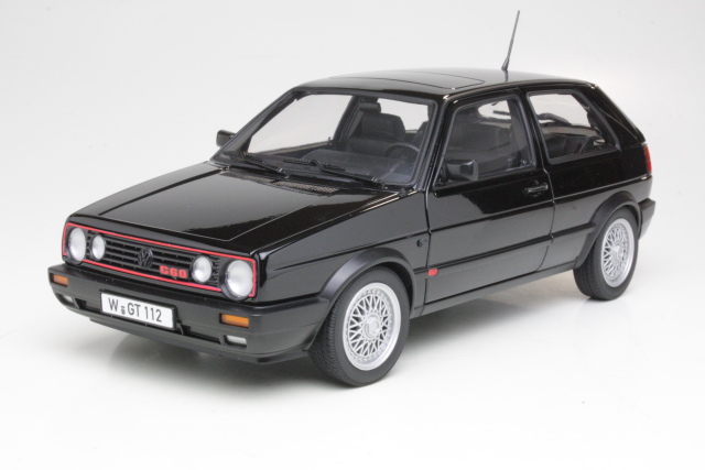 VW Golf 2 GTi G60 1990, musta - Sulje napsauttamalla kuva