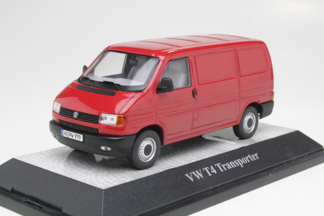 VW T4 Van, punainen - Sulje napsauttamalla kuva