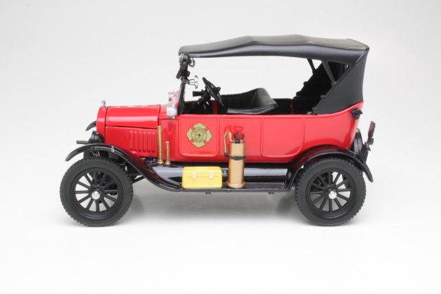 Ford Model T Touring 1925 "Fire Chief", punainen/musta - Sulje napsauttamalla kuva