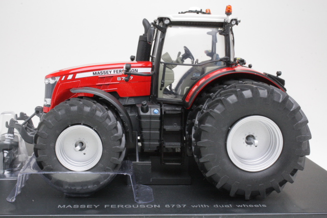 Massey Ferguson 8737 2014, punainen "paripyörät" - Sulje napsauttamalla kuva