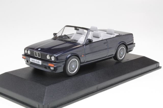 BMW 325i (e30) Convertible (RHD), tummansininen