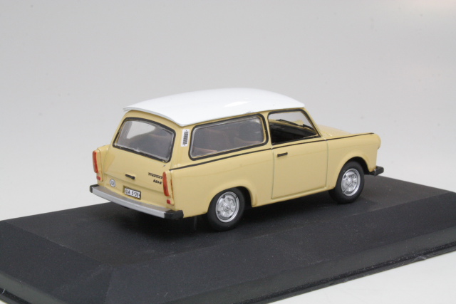 Trabant 601 Universal 1965, beige/valkoinen - Sulje napsauttamalla kuva