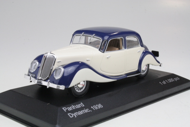 Panhard Dynamic 1936, tummansininen/beige - Sulje napsauttamalla kuva