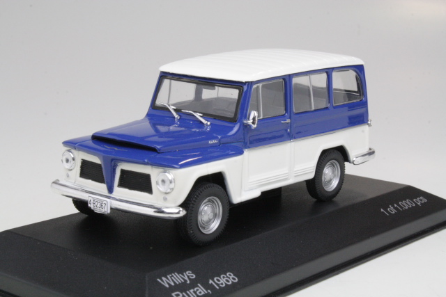 Willys Rural 1968, blue/white