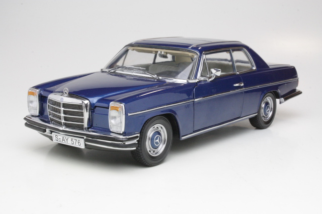 Mercedes 280C Strich 8 (w114) 1973, sininen - Sulje napsauttamalla kuva