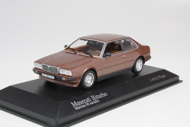 Maserati Biturbo 1982, kupari - Sulje napsauttamalla kuva