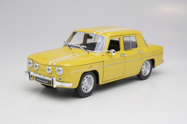 Renault 8 Gordini, keltainen - Sulje napsauttamalla kuva