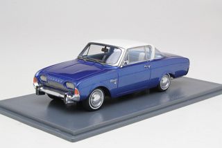 Ford Taunus 17M P3 Coupe 1962, sininen/valkoinen - Sulje napsauttamalla kuva