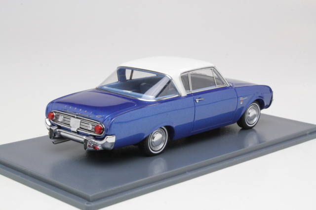 Ford Taunus 17M P3 Coupe 1962, sininen/valkoinen - Sulje napsauttamalla kuva