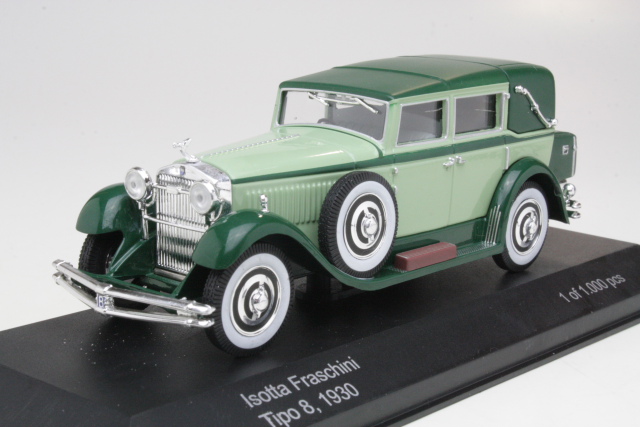 Isotta Fraschini Tipo 8 1930, vihreä - Sulje napsauttamalla kuva