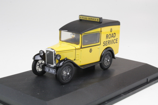 Austin Seven RN Van, keltainen "AA Road Service"