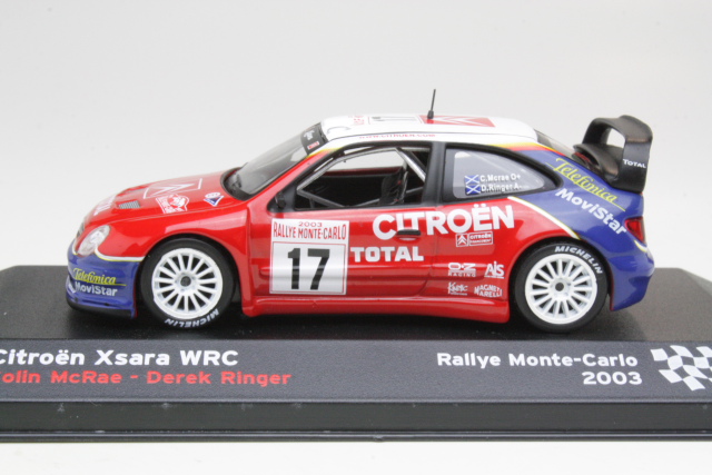 Citroen Xsara WRC, Monte Carlo 2003, C.McRae, no.17 - Sulje napsauttamalla kuva