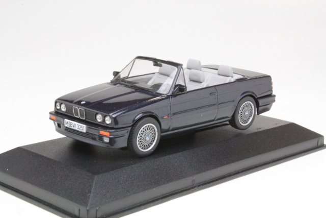 BMW 325i (e30) M-Technik Cabrio, tummansininen