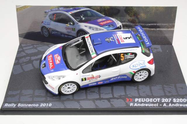 Peugeot 207 S2000, San Remo 2010, P.Andreucci, no.5 - Sulje napsauttamalla kuva