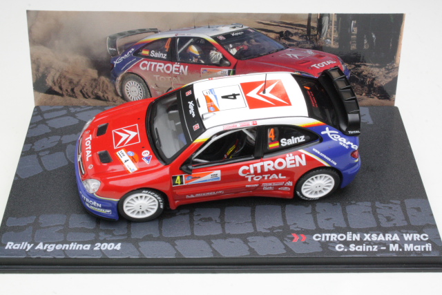 Citroen Xsara WRC, Argentina 2004, C.Sainz, no.4 - Sulje napsauttamalla kuva