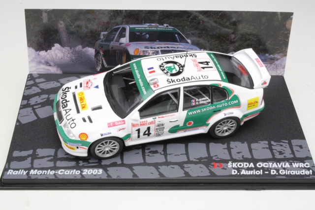 Skoda Octavia WRC, Monte Carlo 2003, D.Auriol, no.14 - Sulje napsauttamalla kuva