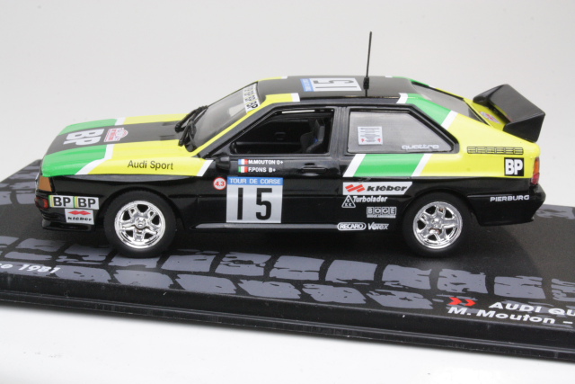 Audi Quattro, Tour de Corse 1981, M.Mouton, no.15 - Sulje napsauttamalla kuva