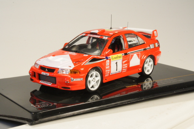 Mitsubishi Lancer Evo VI, 1st. Monte Carlo 1999, Mäkinen, no.1 - Sulje napsauttamalla kuva